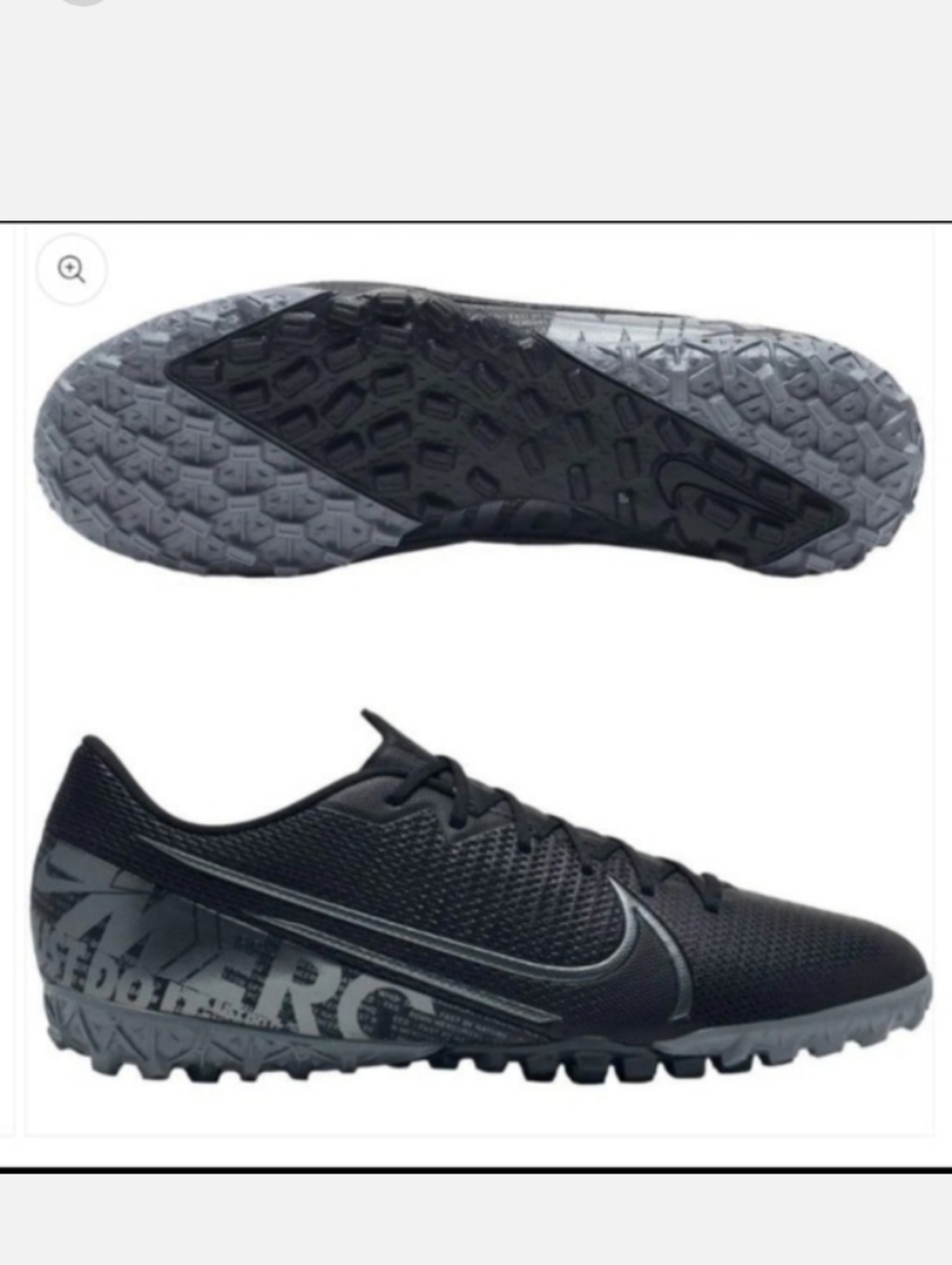 Nike Black and Gray Athletic Shoes Men's Sz 9.5 NWOB